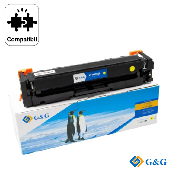 Cartus toner compatibil G&G Yellow CF532A 205A, pentru HP LaserJet Pro M180, 900 pagini - Papet