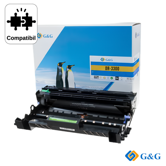 Unitate cilindru compatibila G&G DR3300, pentru Brother HL-L5440D, 30.000 pagini - Papet