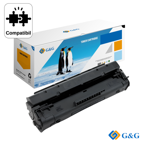 Cartus toner remanufacturat G&G Black FX-3, pentru Canon L250, 2.700 pagini - Papet