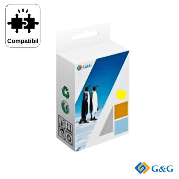 Cartus remanufacturat G&G Yellow 937 (4S6W4NE), pentru HP OfficeJet Pro 9120e - Papet