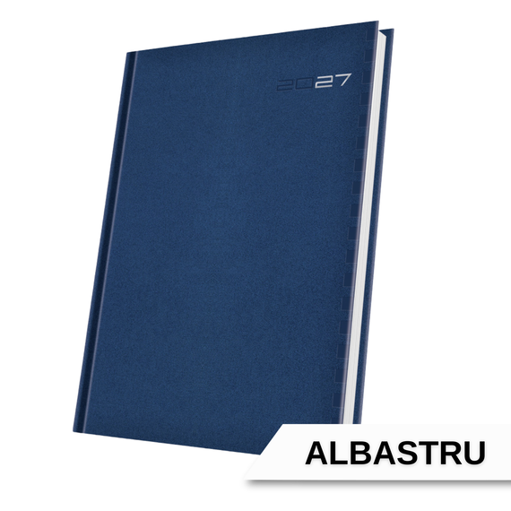 Agenda A4 saptamanala, datata 2027, HERLITZ Noli, ALEGE CULOAREA: Albastru - 2Papet