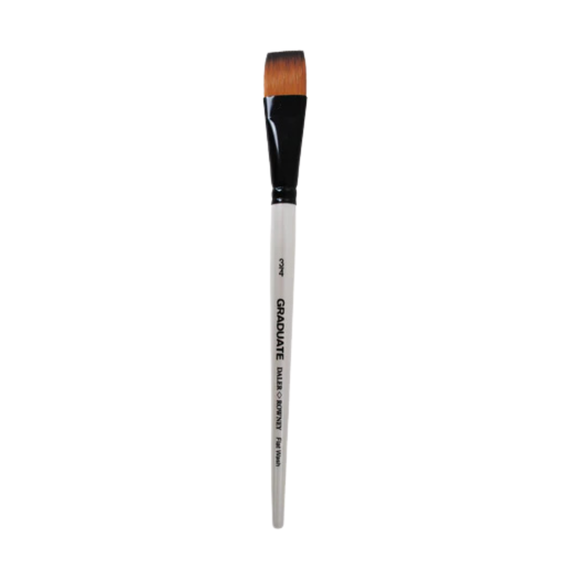 Pensula plata cu par ponei, Flat wash, diverse marimi, Graduate DALER ROWNEY, Alege varianta: 3/4" - 2Papet