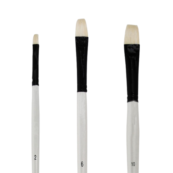 Pensula lata par de porc, diverse marimi, Graduate DALER ROWNEY, Alege varianta: 2 - Papet