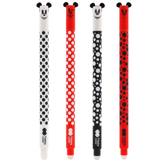 Roller cu rescriere, 0.5 mm, HAPPY COLOR Miko Pops, scriere albastra - Papet