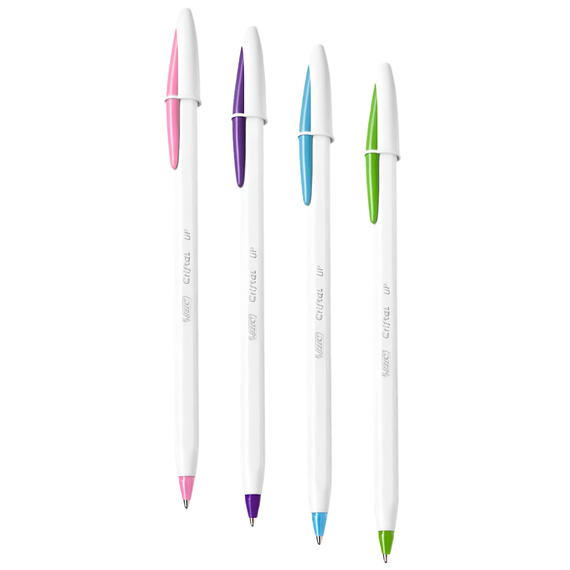 Pix fara mecanism 1.2mm, BIC Cristal UP Fun, ALEGE CULOAREA: Roz - Papet
