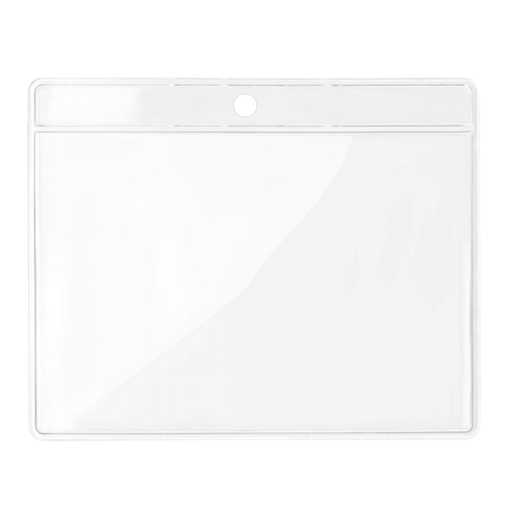 Suport ecuson orizontal din plastic moale, 95x110 mm - Papet