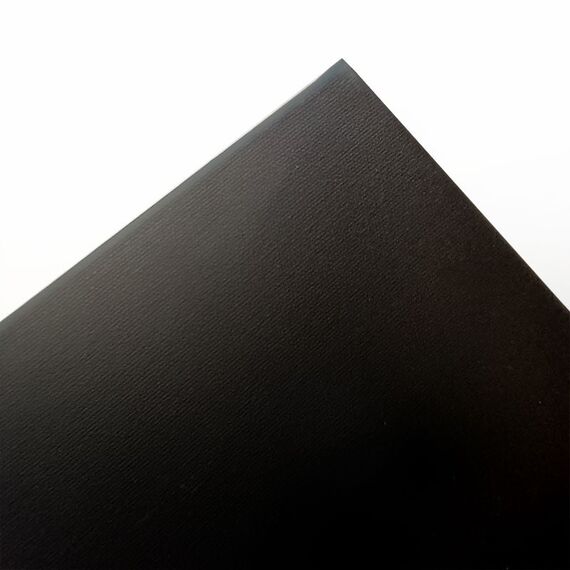 Panza neagra pe sasiu 40x40 cm, LUCAS Nero - 3Papet