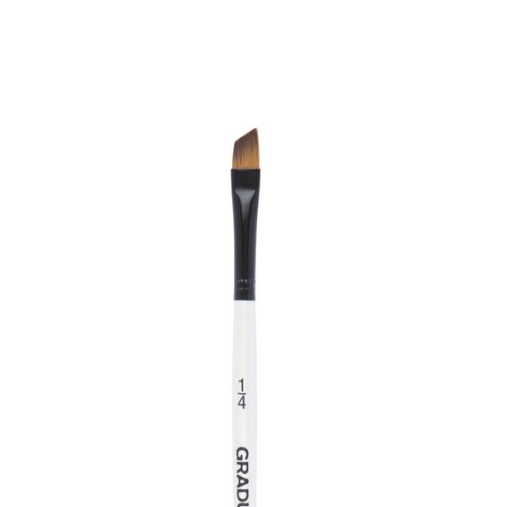 Pensula unghiulara par sintetic, diverse marimi, Graduate DALER ROWNEY, Alege varianta: 1/4" - 2Papet