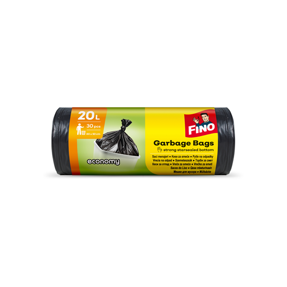Saci menajeri FINO Economy, 20L, 30 buc/rola - Papet