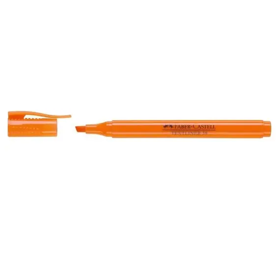 Textmarker 38, culori fluorescente, 4 buc/set, FABER-CASTELL - 4Papet