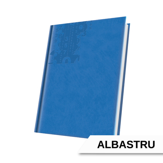 Agenda A5, nedatata, HERLITZ Marmora, ALEGE CULOAREA: Albastru - 2Papet