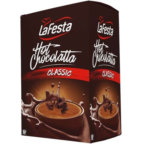 Ciocolata calda LA FESTA Classic 25g, 10 buc/cutie - 3Papet