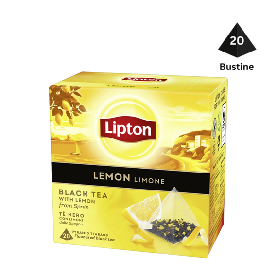 Ceai negru cu lamaie LIPTON 1.7g, 20 piramide/cutie - 2Papet