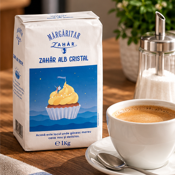 Zahar alb cristal 1 Kg, MARGARITAR - 2Papet