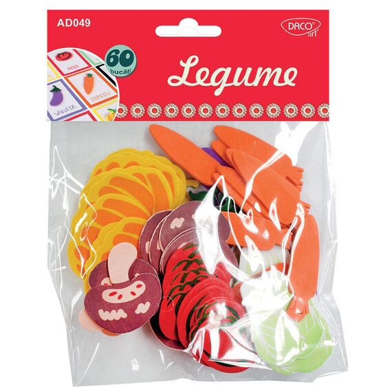 Legume din spuma gumata, Daco Art - Papet