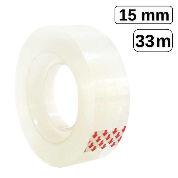 Banda adeziva 15mm x 33m - Papet