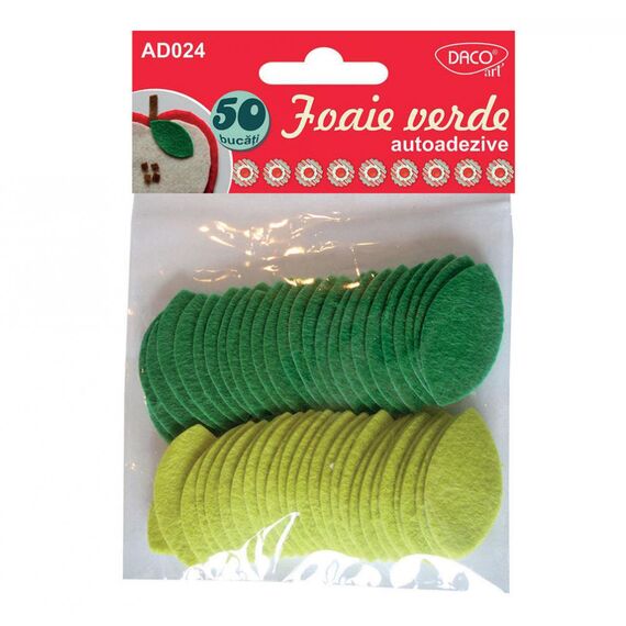 Pasla autoadeziva foaie verde Daco art AD024 - Papet