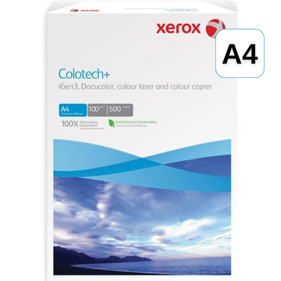 Hartie XEROX Colotech+, A4, 100 g/mp, 500 coli/top - Papet