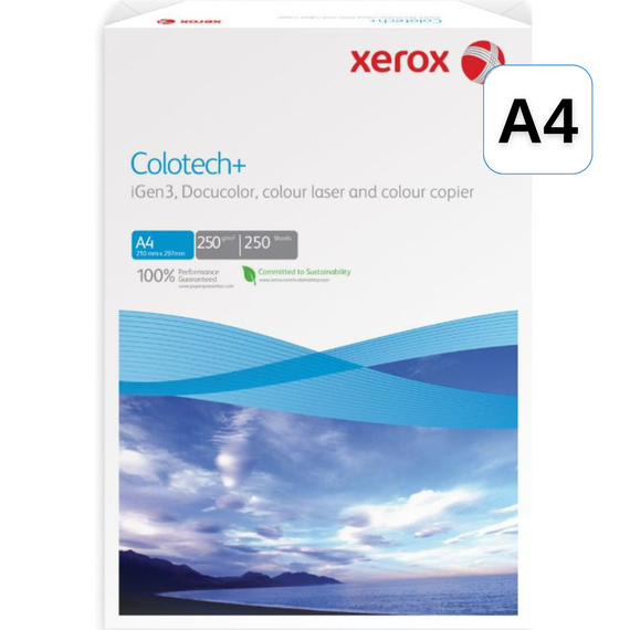 Hartie XEROX Colotech+, A4, 250 g/mp, 250 coli/top - Papet