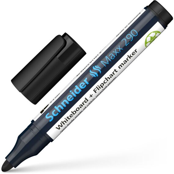 Marker whiteboard SCHNEIDER Maxx 290, ALEGE CULOAREA: Negru - Papet