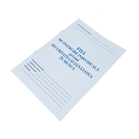 Fisa Protectia Muncii, carnet, A5 - 5Papet