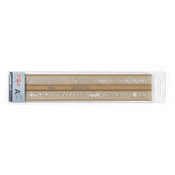 Sablon cu Litere si Cifre 7 mm KOH-I-NOOR Iso - 2Papet