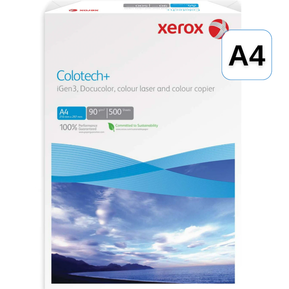 Hartie XEROX Colotech+, A4, 90 g/mp, 500 coli/top - Papet
