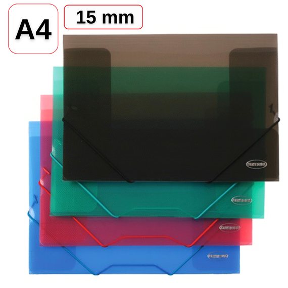 Mapa plastic A4 cu elastic si burduf 15 mm, CENTRUM - Papet