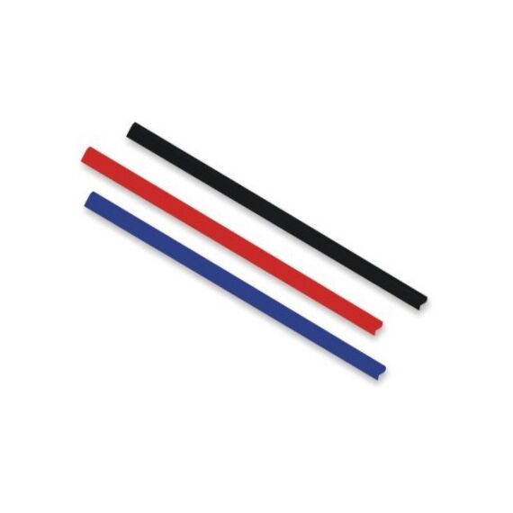 Baghete din plastic pentru legat documente, 10 mm, capacitate de legare 90 coli - 2Papet