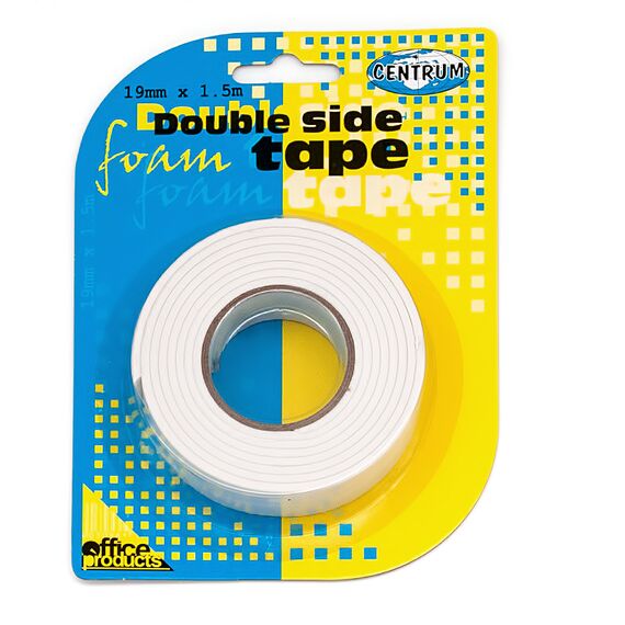 Banda dublu adeziva buretata 19 mm x 1.5 m, CENTRUM - 2Papet