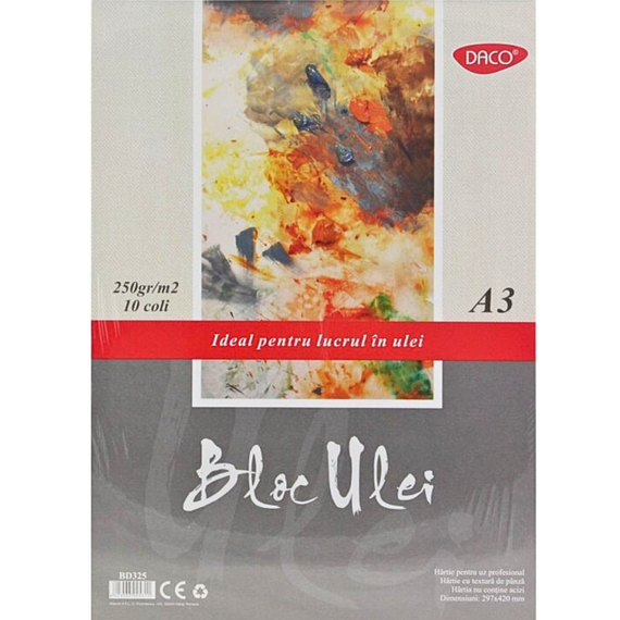 Bloc Ulei A3, 250g/mp, 10 file, DACO - Papet