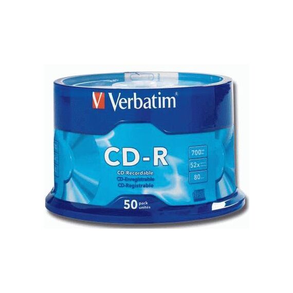 CD-R 52X, 700 MB VERBATIM, 50 buc/set - Papet