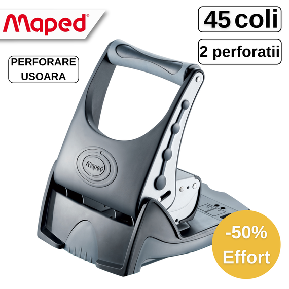 Perforator metalic, MAPED Easy, 40 coli - Papet