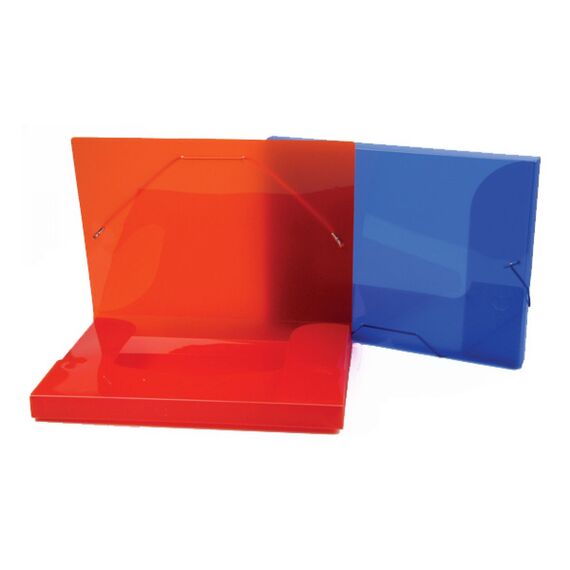 Mapa plastic A4, cu elastic si burduf 25 mm, CENTRUM - 2Papet