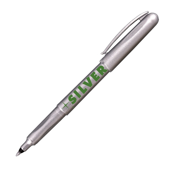 Marker permanent 1.0 mm, CENTROPEN 2670, ALEGE CULOAREA: Argintiu - 2Papet