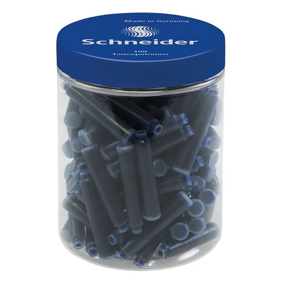 Patroane Cerneala SCHNEIDER Albastru, 100 buc/set - Papet