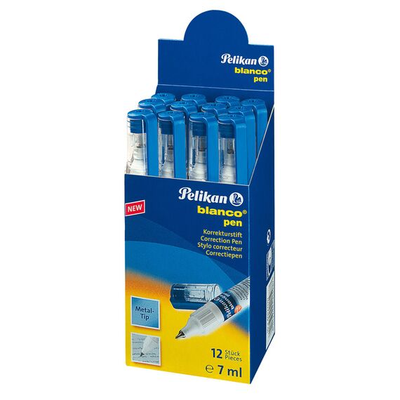 Pix corector 7 ml, PELIKAN Blanco - 3Papet