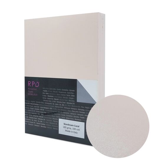 Carton invitatii A4, 285g/mp, Stardream Coral - 2Papet
