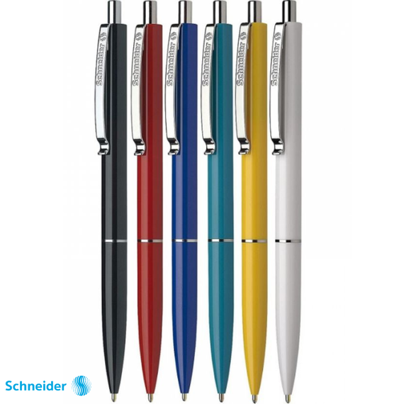 Pix cu mecanism SCHNEIDER K15, corp diverse culori, scriere albastra, ALEGE CULOAREA: Albastru - Papet