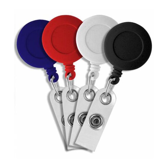 Snur retractabil pentru ecuson, MAS Yoyo, ALEGE CULOAREA: Negru - Papet