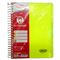 Caiet A5 cu spirala, coperta plastic,120 file, 4 subiecte, DACO - 3Papet