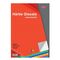 Hartie glasata autocolanta 10 file/set DACO, 10 culori - 2Papet