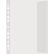 File protectie transparente cu clapa laterala,100 microni, 25 buc/set, A4, NOKI - 2Papet