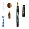 Stilou cu accesorii placate cu aur, PELIKAN Classic M200 M cu piston, Negru-Verde Marmorat - 2Papet