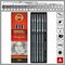 Set creioane grafit fara lemn Progresso 6 buc/set K8915-06 - Papet