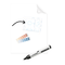 Set flipchart/whiteboard electrostatic 60x80 cm, 25 coli, 1 marker, LEGAMASTER Magic Chart - 4Papet