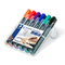 Marker permanent cu varf rotund 2 mm, STAEDTLER Lumocolor, 6 culori/set - 2Papet