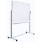 Tabla magnetica OPTIMA cu fata dubla rotativa, profil aluminiu 90x120cm - Papet