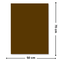 Carton colorat 50 x70 cm, 220 g/mp, FAVINI, Maro - Papet
