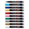 Marker pensula Uni Posca Brush  PCF-350 K Rosu M426 - 3Papet